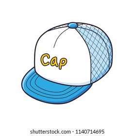 Trucker cap baseball hat isolated