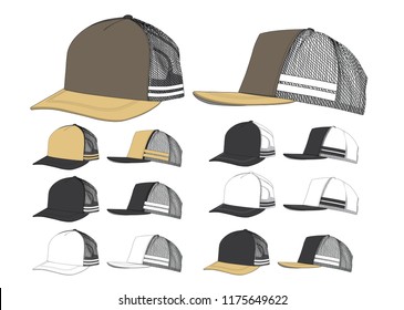 Trucker Cap Template