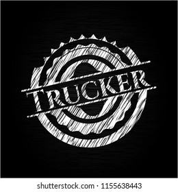 Trucker chalk emblem