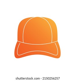 Trucker hat isolated icon design template