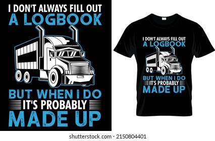 trucker vintage, retro, effect typography t shirt design for truck driver and trucker wife, son, daughter 