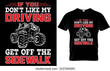 LKW-T-Shirt-Design, LKW-T-Shirt, LKW-Vektorgrafik,