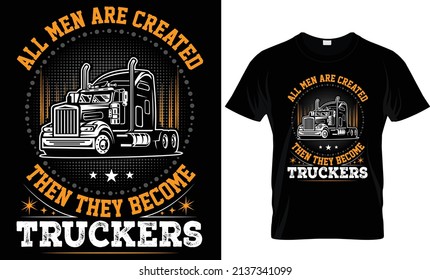 LKW-T-Shirt-Design, LKW-T-Shirt, LKW-Vektorgrafik,