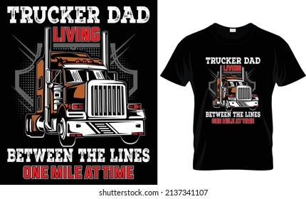 LKW-T-Shirt-Design, LKW-T-Shirt, LKW-Vektorgrafik,