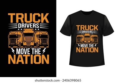 Truckers T shirt Design, Truck T shirt Design	
