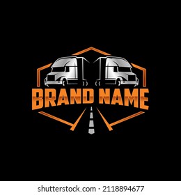 trucking automotive  logo template, very suitable for automotive companies