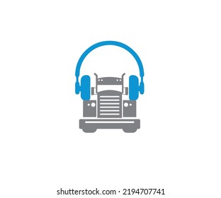 Trucking Business Logo Vector Element