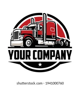 Trucking Company Logo. Premium Logo Vector