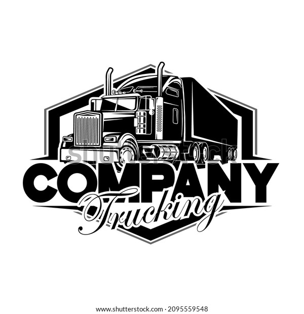 Trucking Company Logo Semi Truck Logo Stock Vector (Royalty Free ...