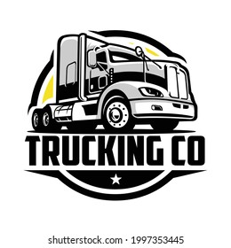 Trucking Company Logo Vector Ready Made