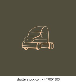 Trucking icon.
