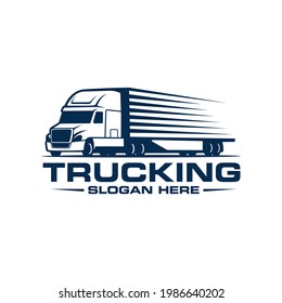 Trucking log template, Perfect logo for business related to automotive industry