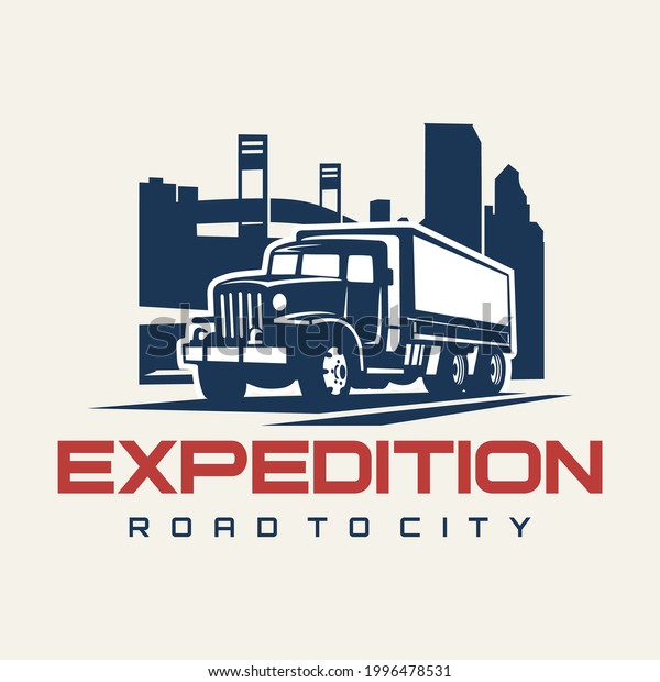 trucking logo brand design
vector