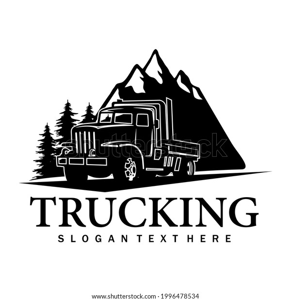 trucking logo brand design
vector