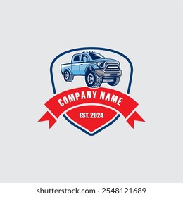 trucking logo , container logo vector