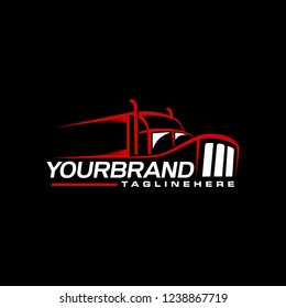 Trucking logo design branding