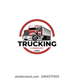 Trucking logo design for a logistics company