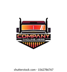 Trucking Logo Design Vector Template