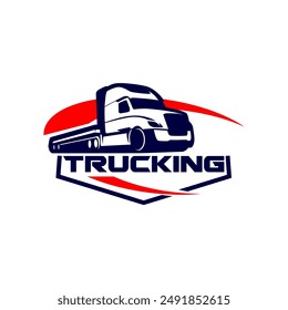 Trucking Logo Logistic Company Logo. Premium Vector Truck Logo Vector