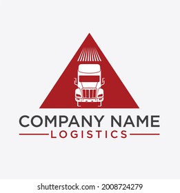 trucking logo template, trucking icon, vector art.
