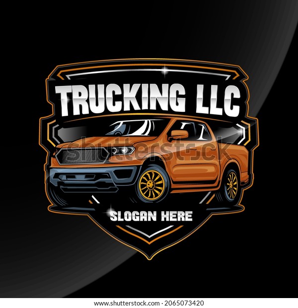 Trucking Logo template, Truck Auto Logo, Car\
logo template