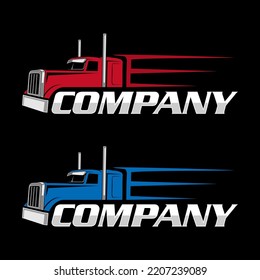 trucking logo truck and trailer