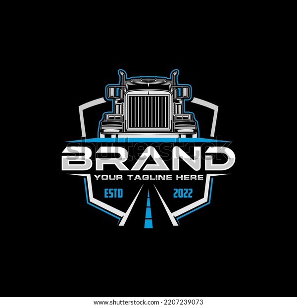 trucking logo truck and\
trailer