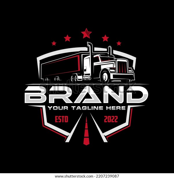 trucking logo truck and
trailer