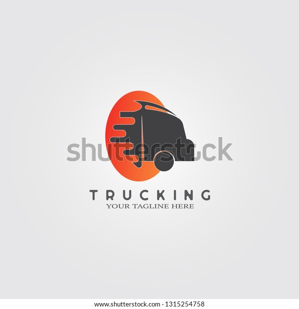 Trucking Transportation Logo\
