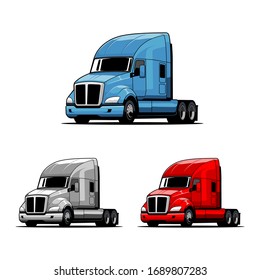 trucking vector illustration, very cool to use or print for you automotive lovers