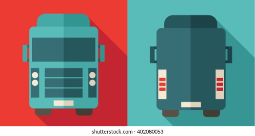 trucks icons set