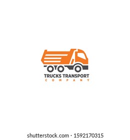 Trucks Transport Company Logo Templates: vector de stock (libre de