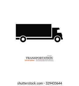 Truck.truck Icon.truck Vector Icon .Transport Icons.transportation Vector Illustration 