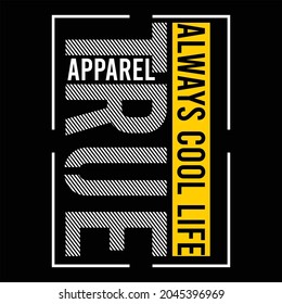 true apparel design typography vector illustration for print