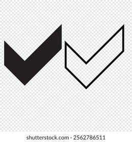 true black vector icon x. The correct black sign sings. No wrong symbols. with transparent backgrounds