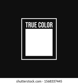 The true color white interpretation simple elegant clean