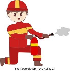 True courage is seen when firefighters fight fire, spraying water to protect us. Thank you for your dedication and courage.