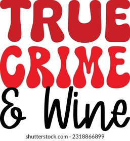 true crime svg design and eps file