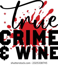true crime svg design and eps file