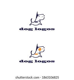 True Dog Friend logo design vector template,eps 10