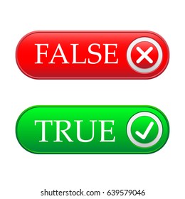 True False Icon Images, Stock Photos & Vectors | Shutterstock