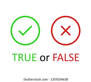 7,070 True or false icon Images, Stock Photos & Vectors | Shutterstock