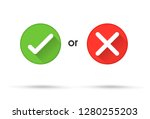 True and false symbols accept rejected for evaluation. Vector Simple and modern style.