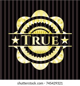 True golden badge