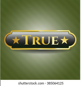True golden emblem