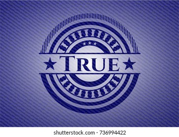 True with jean texture