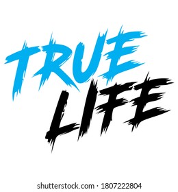 true life honesty calligraphy wordings
