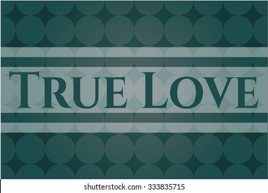 True Love card with nice design