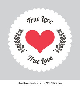 true love design , vector illustration