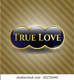True Love gold badge